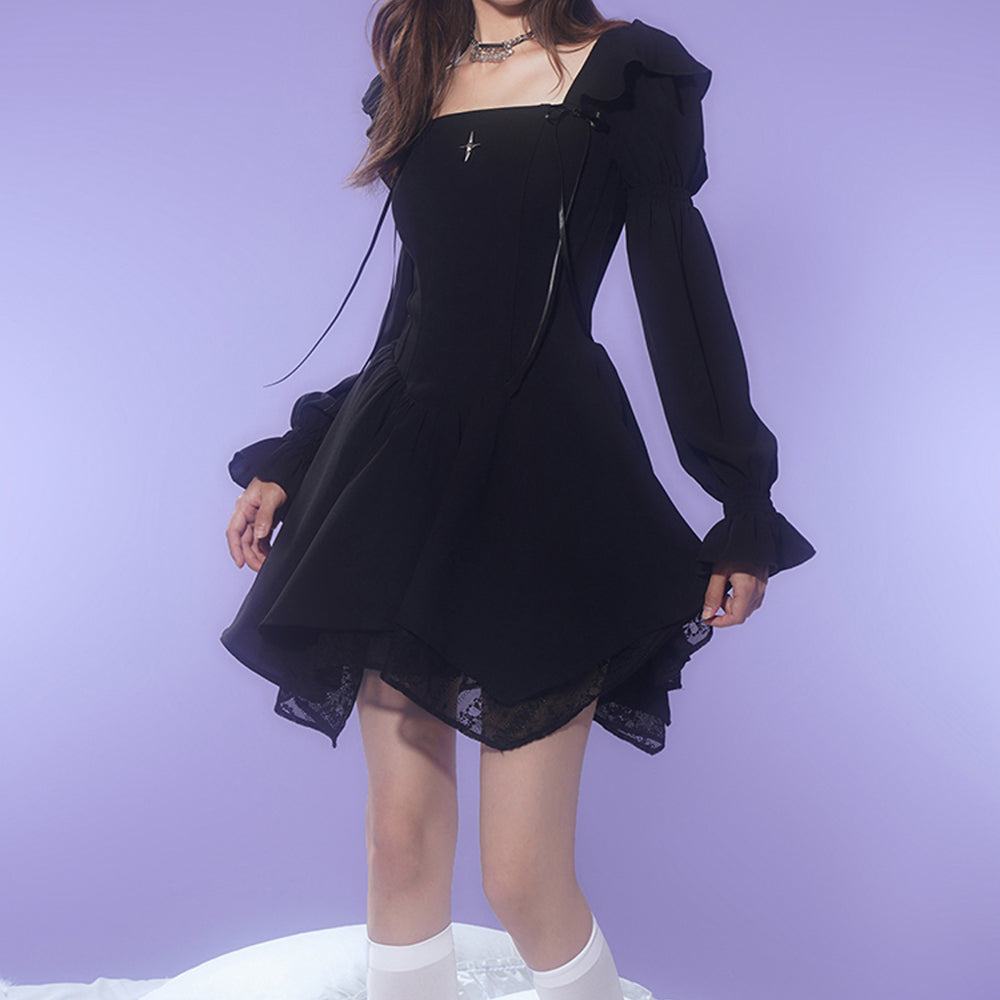 Lolita Punk Dark Princess Dress LS0641