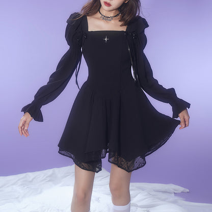 Lolita Punk Dark Princess Dress LS0641