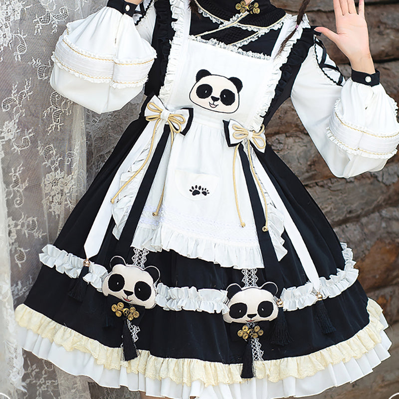 Lolita skirt panda op cute dress LS0485
