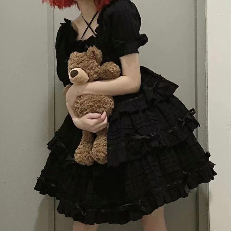Lolita bow Harajuku dress LS0721