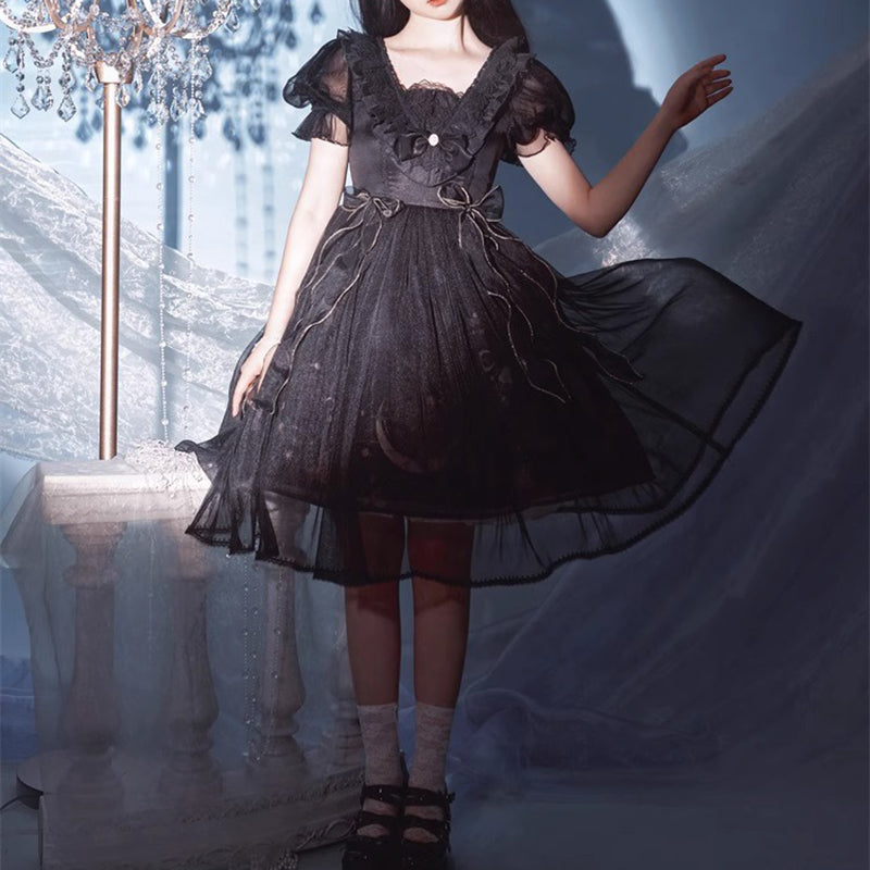 Lolita gothic lace dress LS0811 Lolilita Store Lolita gothic lace dress LS0811 Lolilita Store
