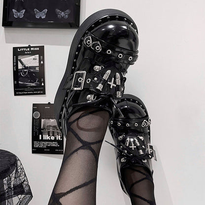 Lolita punk goth Y2K shoes LS0651