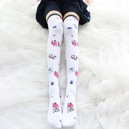 Lolita Harajuku Cow Socks LS0755