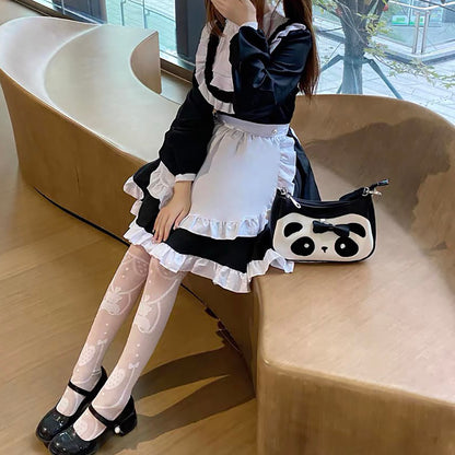 Lolita punk maid suit LS0705
