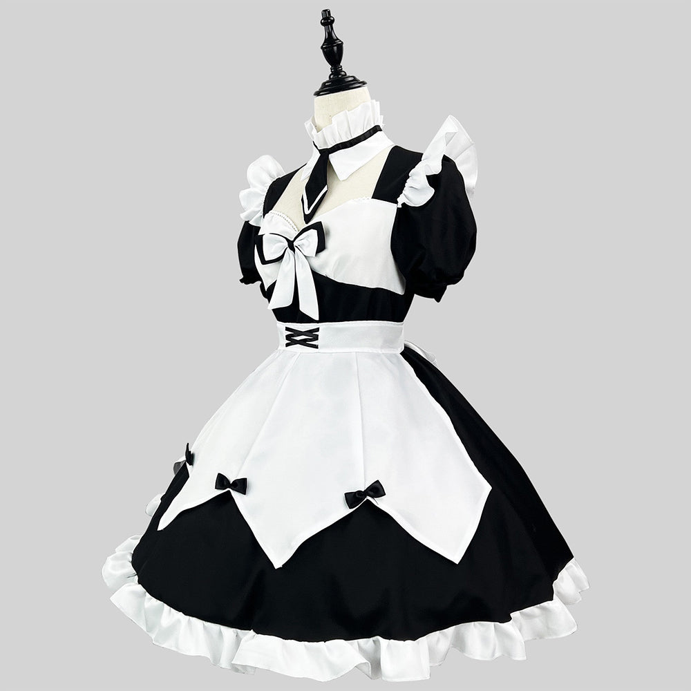 Lolita punk maid dress LS0706