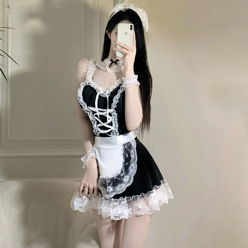 Lolita cat girl maid sexy uniform LS0700