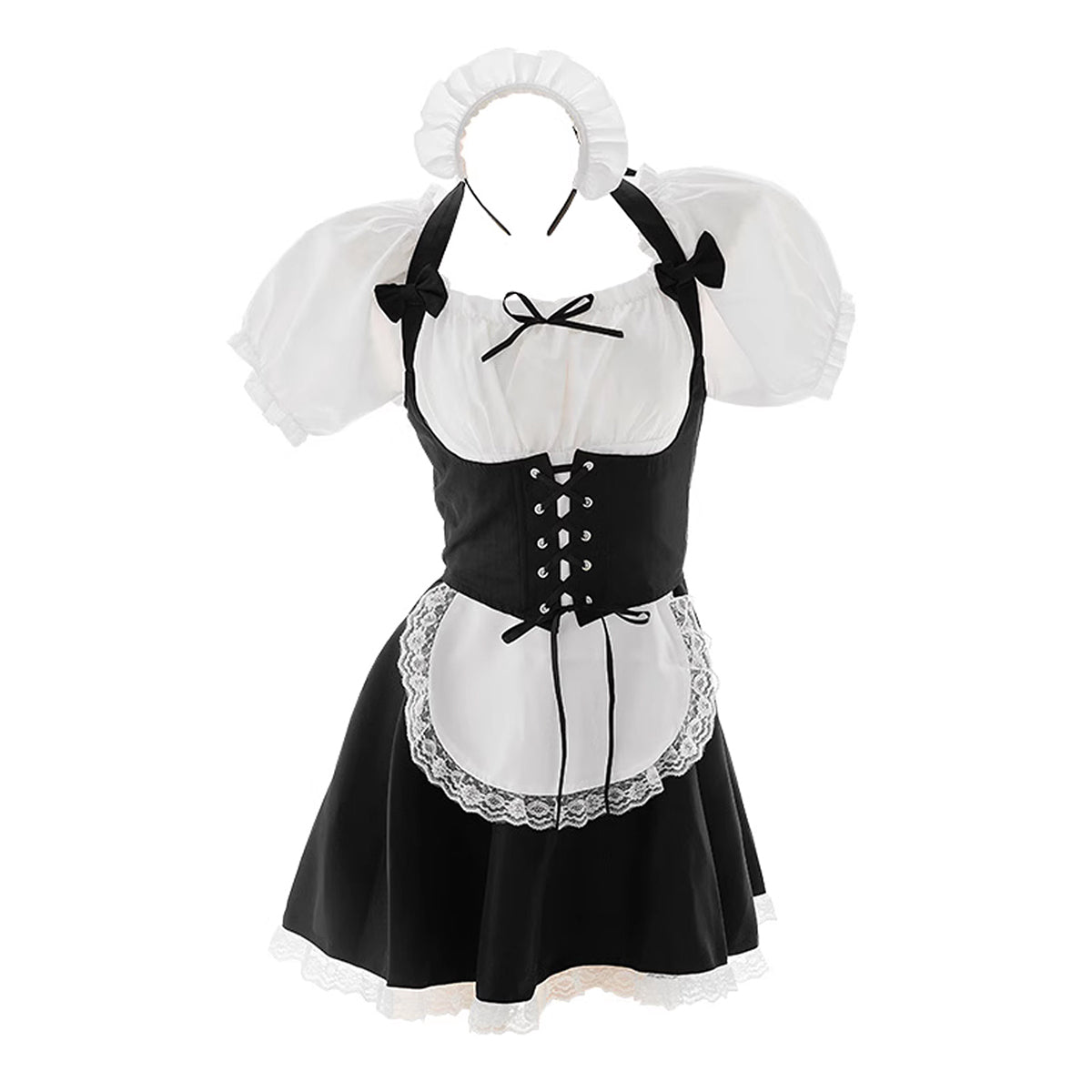 Lolita lace strap maid uniform LS0727