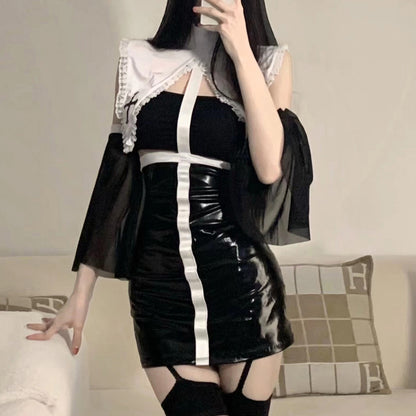 Lolita punk maid uniform LS0737