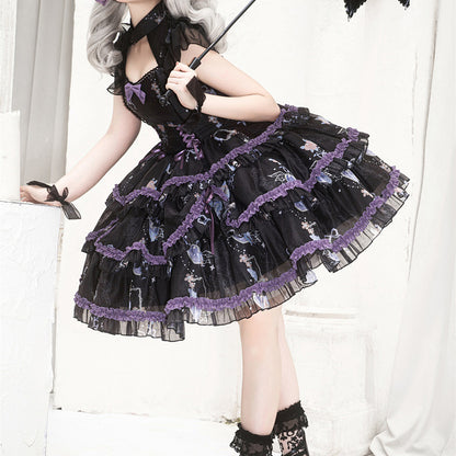 Lolita Punk Bow JSK Dress LS0720