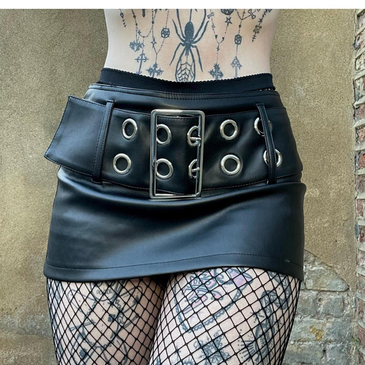 Lolita Punk Y2K Skirt LS0741