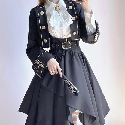 Lolita gothic punk preppy outfit LS0654
