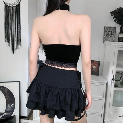 Lolita Gothic Lace Camisole Top LS0733