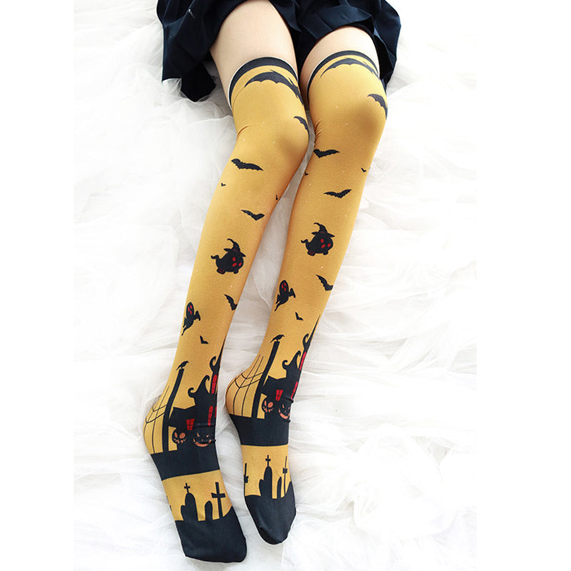 Lolita Gothic Halloween Bat Socks LS0754