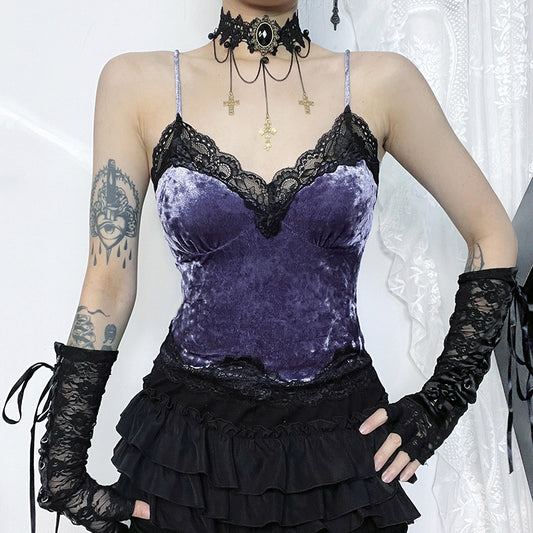 Lolita gothic lace camisole LS0736