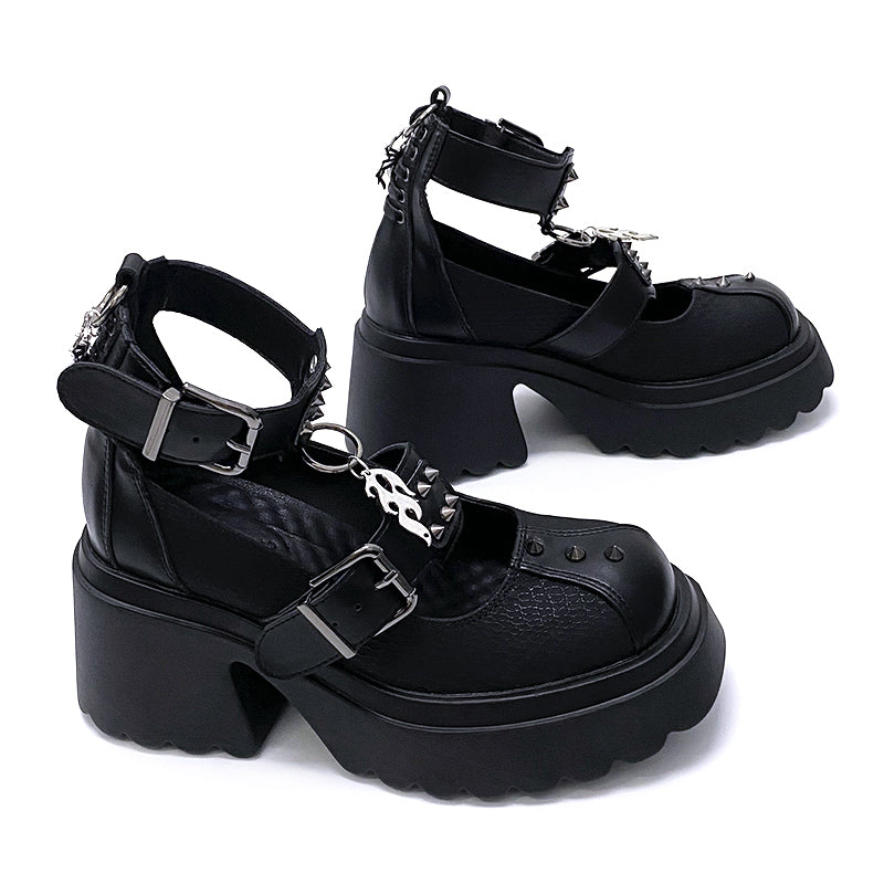 Lolita punk Mary Jane JK shoes LS0592