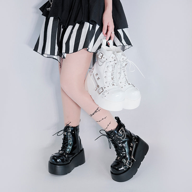 Lolita Punk Y2K Boots LS0600