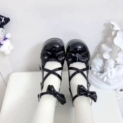 Lolita Witch's Night Cute Princess Shoes LS0417