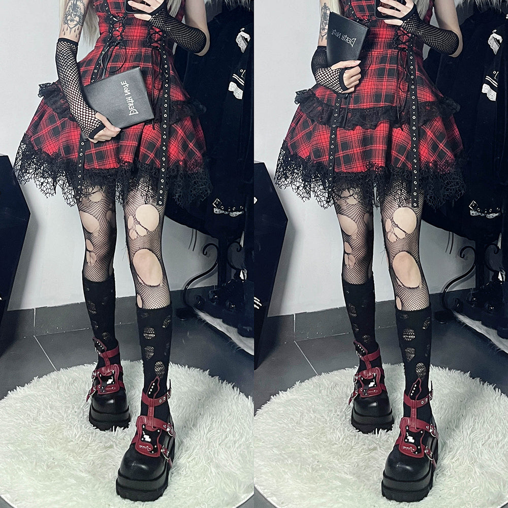 Lolita punk rock shoes LS0420