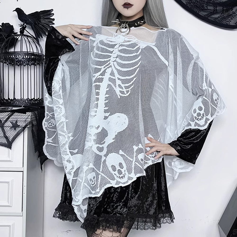 Lolita gothic lace cape LS0630