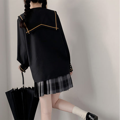 Lolita punk JK uniform shirt LS0595
