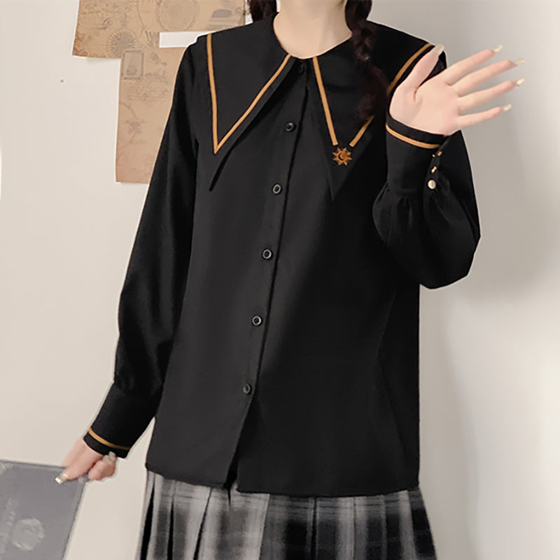 Lolita punk JK uniform shirt LS0595
