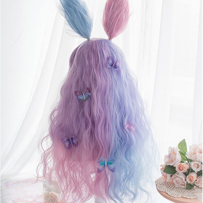 Lolita JK Purple Long Curly Hair LS0438