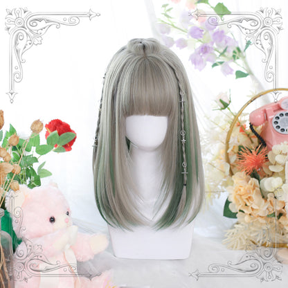Lolita Red Forest Long Straight Wig LS0451