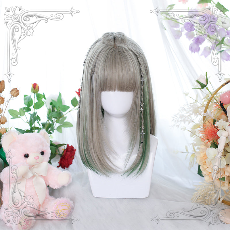Lolita Red Forest Long Straight Wig LS0451