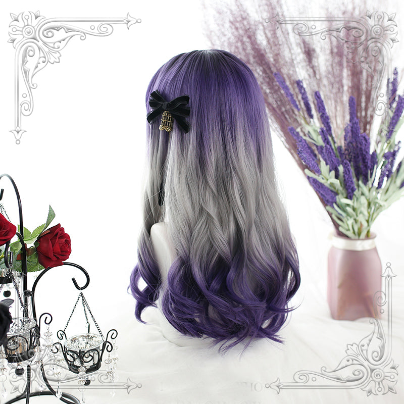 Длинный вьющийся парик Лолита с градиентом Харадзюку LS0454