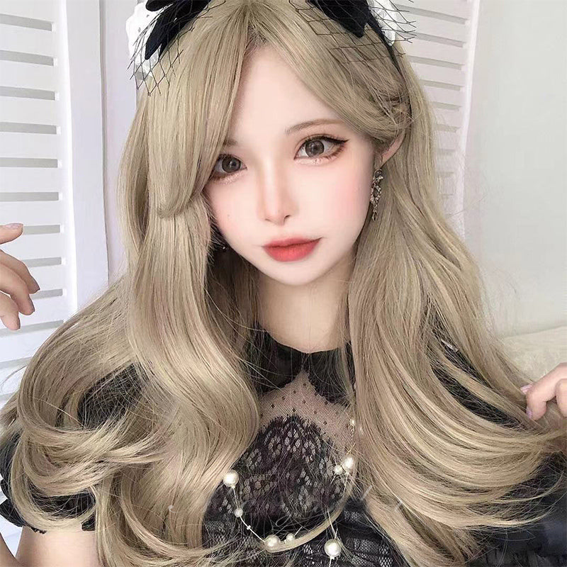Лолита JK парик с длинными вьющимися волосами LS0518