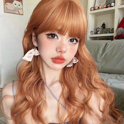 Lolita cute JK long curly wig LS0521