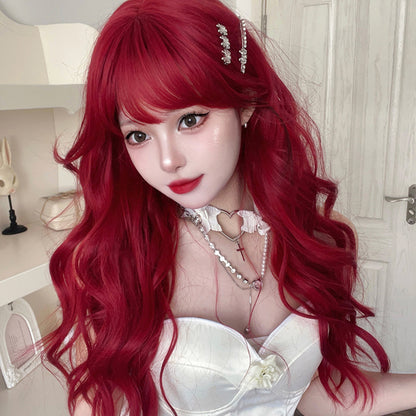 Lolita Jk cute long curly wig LS0523