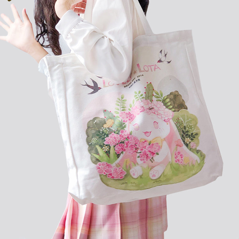 Холщовая сумка Kawaii KOKO Rabbit LS0001