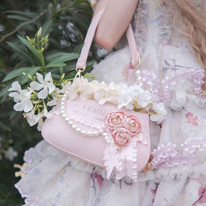 Lolita Cute Flower Shoulder Bag LS0011
