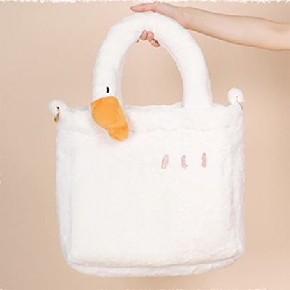 Kawaii big goose plush bag LS0041