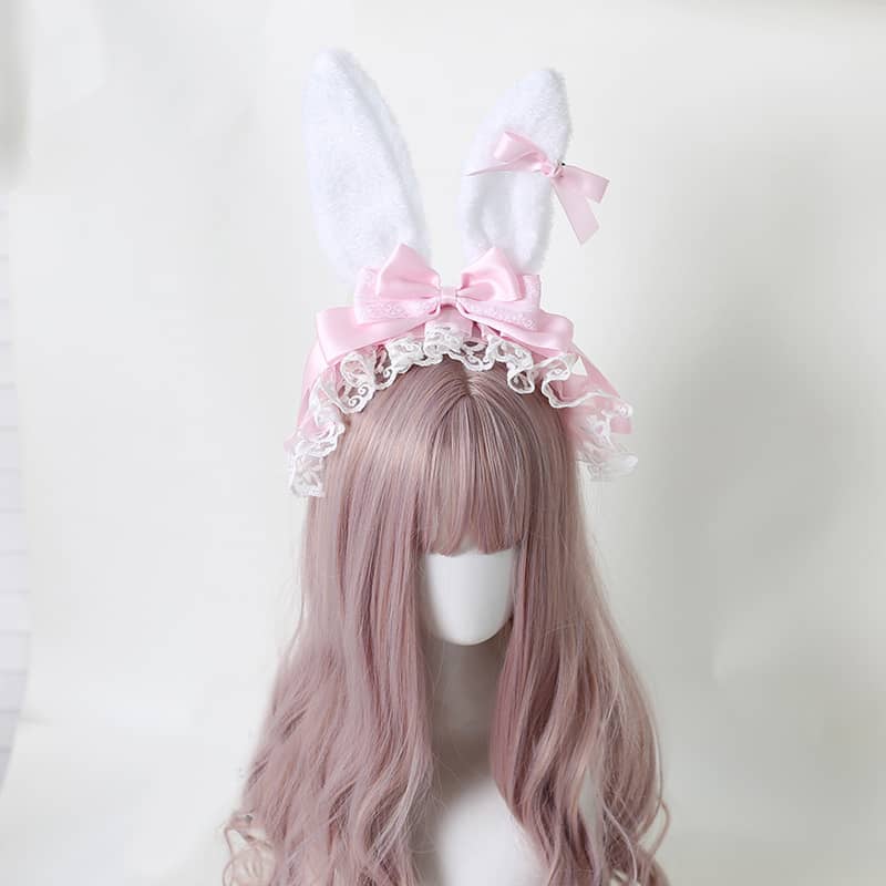 Lolita cute bunny ear headband LS0070