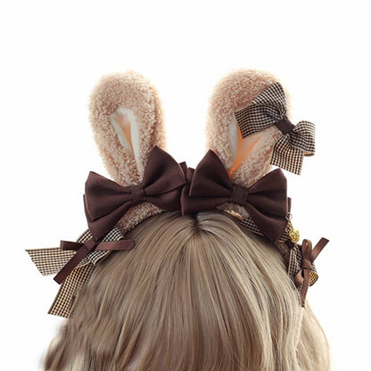 Lolita Bear Ear Rabbit Ear Headband LS0074
