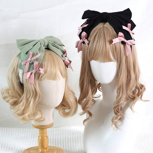 Lolita bow hair accessory LS0076