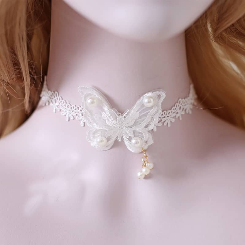 Lolita Butterfly Lace Necklace LS0113