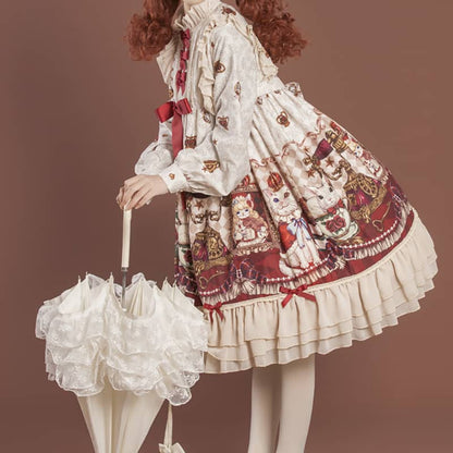 Платье Lolita Bear OP LS0131 