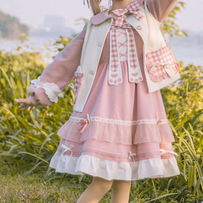 Lolita Bow Cat Dress LS0136