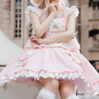 Lolita cat paw JSK dress LS0146