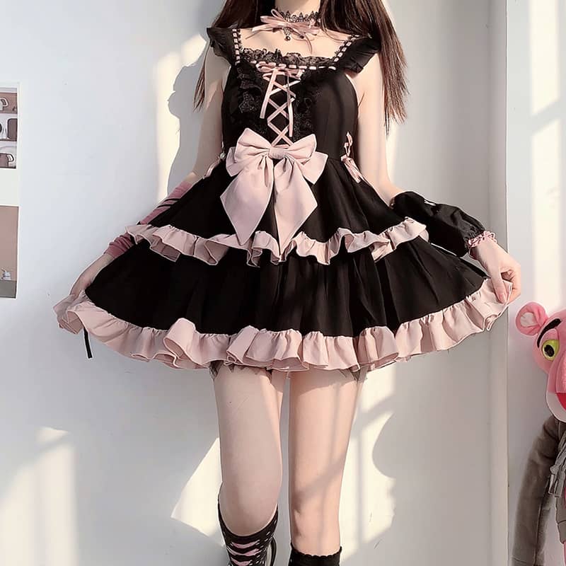 Lolita Bow Dress LS0149