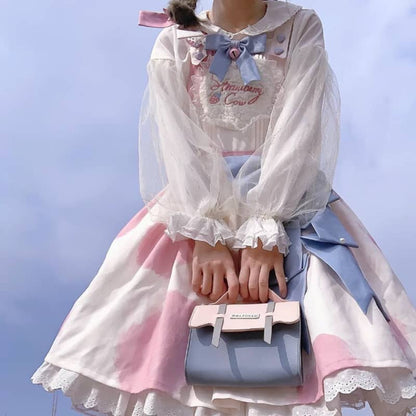 Lolita Chiffon Bow Shirt LS0158