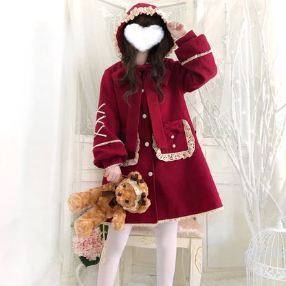 Lolita Little Red Riding Hood Coat LS0169