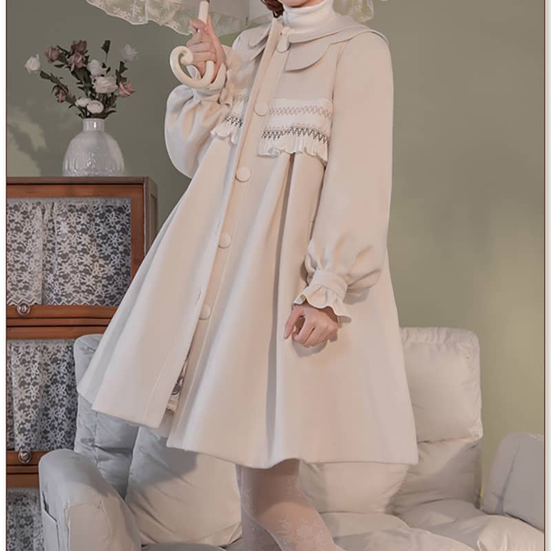 Кружевное пальто Лолита с бантом LS0174 