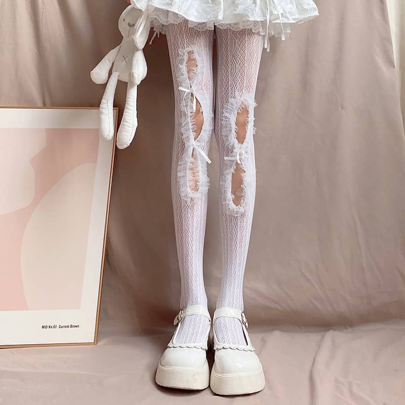 Lolita Hollow Lace Stockings LS0197
