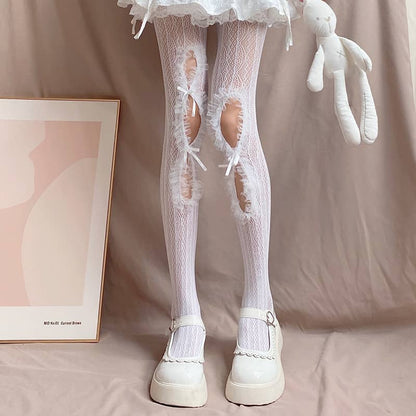 Lolita Hollow Lace Stockings LS0197