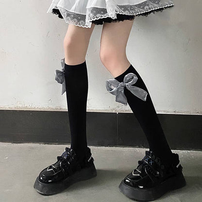 Lolita bow JK socks LS0200