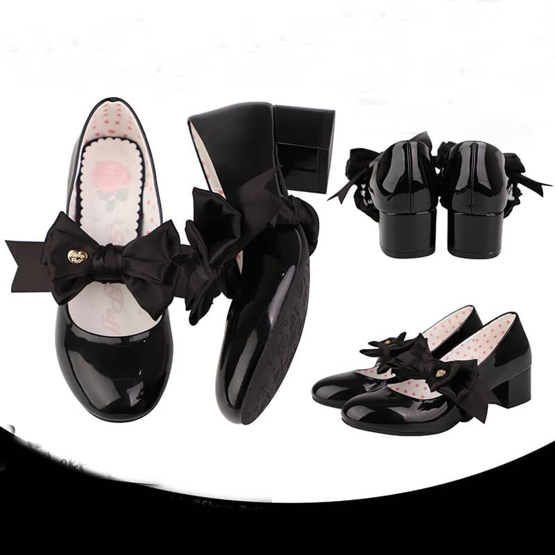 Элегантные туфли с бантом в стиле Лолиты LS0241 